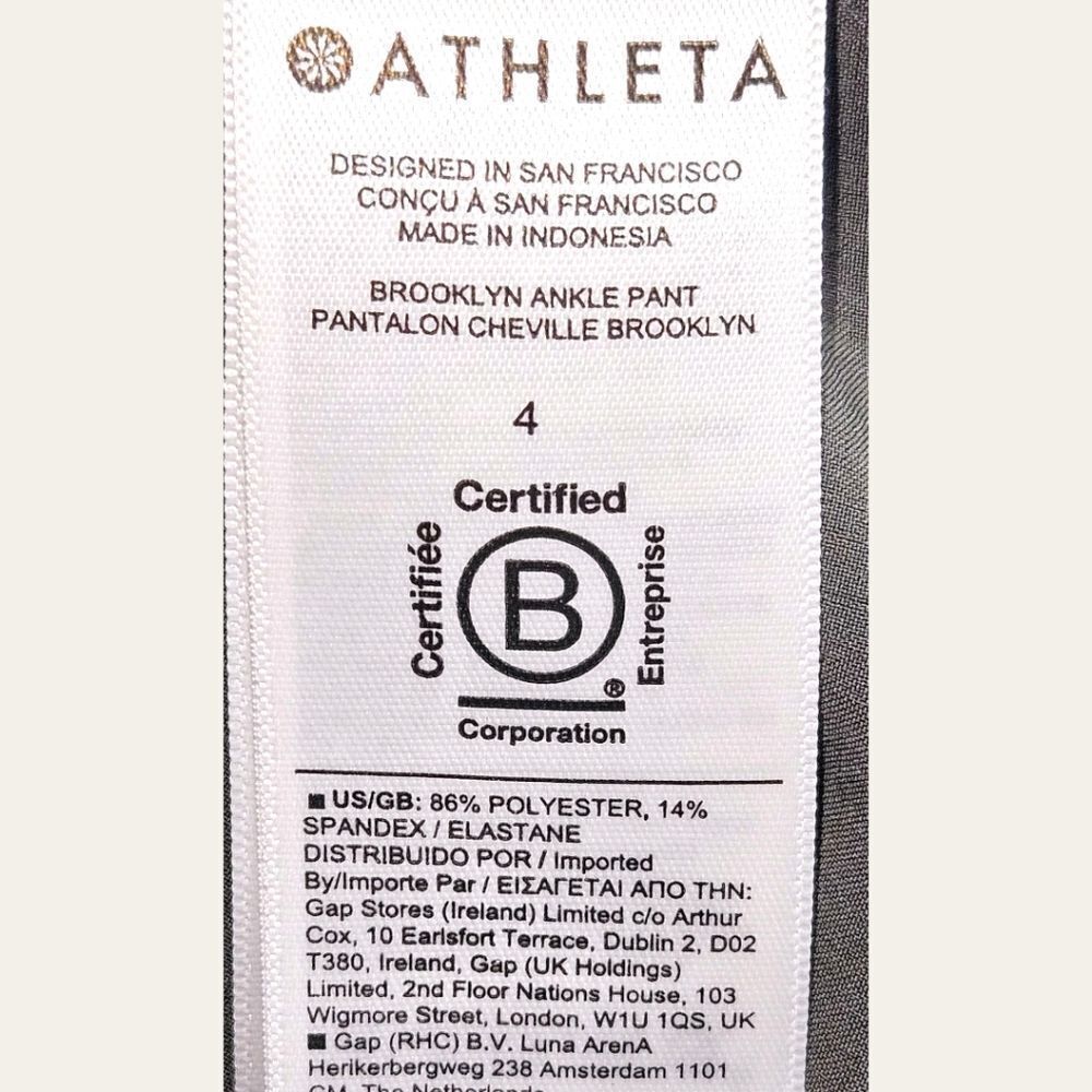 💥ATHLETA New Brooklyn Ankle Olive green Tapered Pull On Elastic Casual Travel - Picture 12 of 14